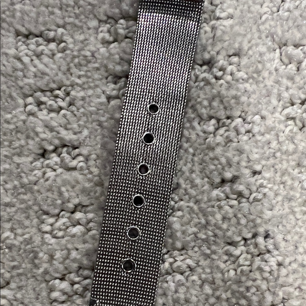 Silver and Black Men's Watch - Picture 5 of 5